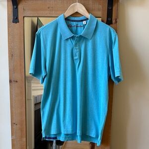 Robert Graham Paisley Print Polo Shirt Size M